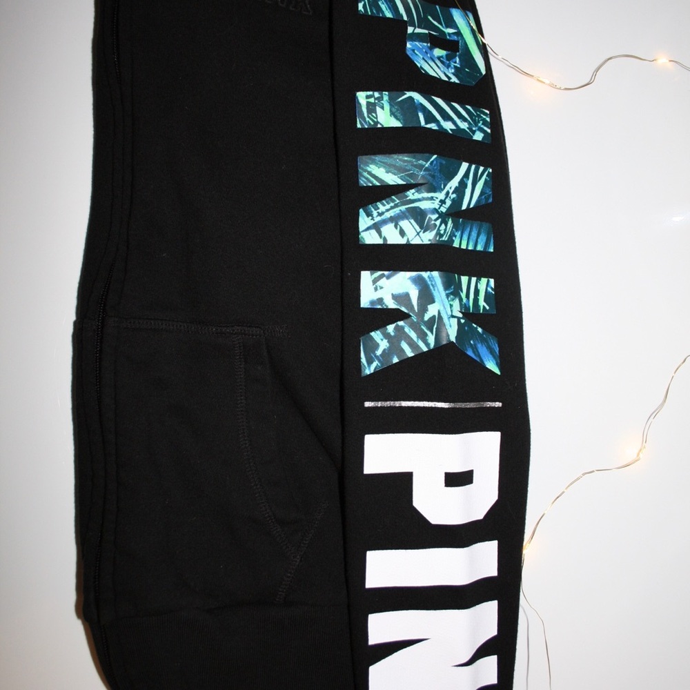 Pink zip up hoodie